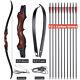 58 Archery ILF Takedown Recurve Bow &12x Arrows for Adults Right Hand Hunting