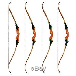 58 Archery Recurve Bow 30-60lbs Riser Limbs Takedown Hunting Target Shooting