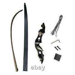 58'' Archery Recurve Bow Aluminum Bow Riser 20-55lbs Hunting Fishing Takedown