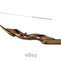 58 Archery Recurve Bow American Hunting Bow Takedown 25-55lbs Right Hand