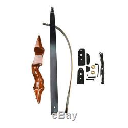 58 Archery Recurve Bow Takedown American Hunting Bow 25-55lbs Right Hand