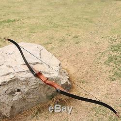58'' Archery Takedown Recurve Bow Hunting Right Hand Red 40lbs