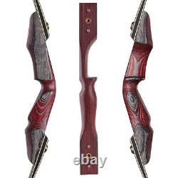 58'' Archery Takedown Recurve Bow for Right Hand Adults Target Hunting 30-50lbs
