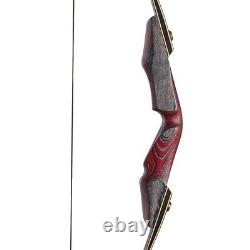 58'' Archery Takedown Recurve Bow for Right Hand Adults Target Hunting 30-50lbs