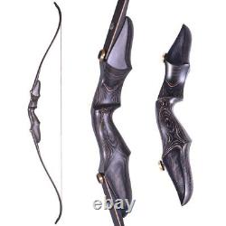 58 ILF Recurve Bow Wooden Riser Takedown Archery Hunting Shooting 20-50lbs