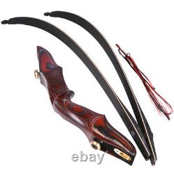 58 ILF Recurve Bow Wooden Riser Takedown Archery Hunting Shooting 20-50lbs