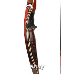 58 Takedown Longbow Traditional Triangle Bow 20-55lbs Horsebow Archery Hunting