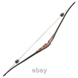 58'' Traditional Longbow 20-50lbs Recurve Bow Hunting Horsebow Archery Target