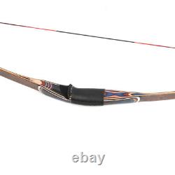 58'' Triangle Longbow Traditional Bow 20-55lbs Horsebow Archery Bamboo Core Hunt