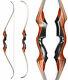 58inch 40LB Take Down Recurve Bow Hunting RH Bow Laminated Limbs Archery Bow