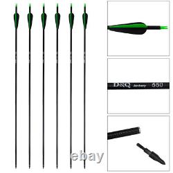 60 30-60lb Archery Takedown Recurve Bow Kit Arrows Hunting Target Adult Right