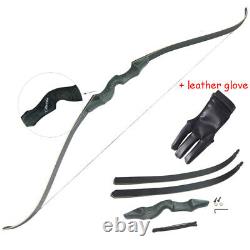 60 30-65lbs Archery Takedown Recurve Bow Right Left Hand Bamboo Core Limbs