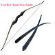 60 Archery Hunting Longbow Takedown Recurve Bow RH + Extra Limbs Bamboo Core