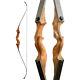 60 Archery Recurve Bow 20-60lbs Takedown Wooden Riser Adult Hunting Target Bow