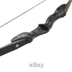 60 Archery Recurve Bow ILF Wooden American Hunting Bow Takedown 30-60lbs