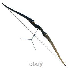 60'' Archery Takedown Longbow 25-60lbs Wooden Bow Riser Right Left Hand Hunting
