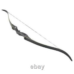 60 Archery Takedown Recurve Bow 30-60lbs RH Wood Traditional Bow Hunting Target