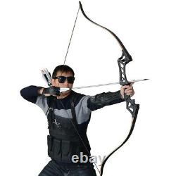 60'' Archery Takedown Recurve Bow & 6X Arrows, Arrow Quiver Hunting Target Set