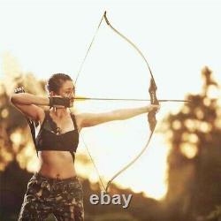 60 Archery Takedown Recurve Bow RH 35-60lbs Bamboo Core Limb Hunting Shooting