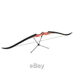 60 Archery Takedown Recurve Bow Red Handle Riser 30-60lbs Hunting Bamboo Core