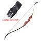 60 Archery Takedown Recurve Bow Red Handle Riser 30-60lbs Hunting Shoot