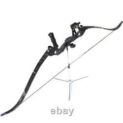 60 Archery Takedown Recurve Bow Set 30-50lbs Arrow Rest Stabilizer Sight Kit RH