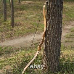 60'' Archery Takedown Recurve Bow Wooden Riser for Adult Hunting Target Practice