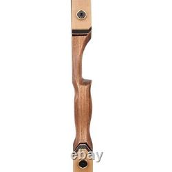 60'' Archery Takedown Recurve Bow Wooden Riser for Adult Hunting Target Practice