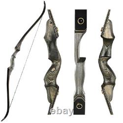 60 Archery Takedown Recurve Bow arrow set Right Handed 25-50lbs adult Hunting