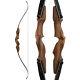 60 ILF Recurve Bow 17 Wood Riser Hunting Bow 30-60lbs Takedown Archery Target