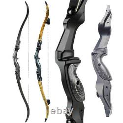 60 ILF Recurve Bow 30-60lbs Takedown 17 Riser Archery American Hunting Bow
