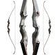 60 Takedown Longbow Recurve Bow 20-60lbs Wooden Archery Hunting Black Hunter