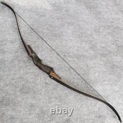 60'' Takedown Recurve Bow 20-60lb Wooden Riser Right Hand Archery Hunting Target