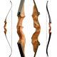 60'' Takedown Recurve Bow 20-60lbs Limbs Wooden Riser Archery Hunting Target
