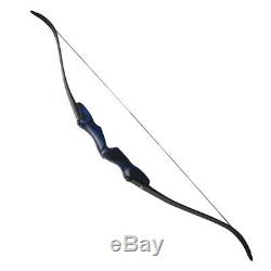 60 Takedown Recurve Bow 30-60lbs Archery Right Hand Arrow Rest Outdoor Hunting