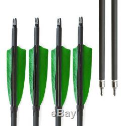 60 Takedown Recurve Bow Set Carbon Arrows Arrowheads Archery Hunting 30-60lbs