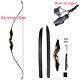 60 Takedown Recurve Bow Wooden Riser with Bow Stringer 30-50lbs Hunting Archery