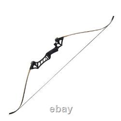 60LB Takedown Recurve Bow Set 12x Arrows Archery Quiver Broadheads Kit RH Adult