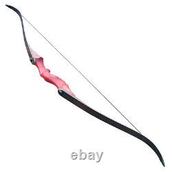 60in Archery Recurve Bow 45lbs Takedown Bow and Arrow Wooden Riser Hunting UK