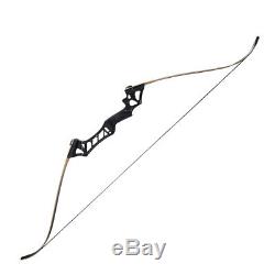 60lb Archery Recurve Bow Set 57'' Takedown Hunting Right Hand 12 Arrows Head