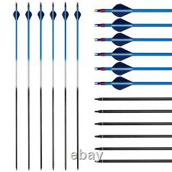60lb Archery Takedown Recurve Bow Set Arrows Broadheads Right Hand Adult Outdoor