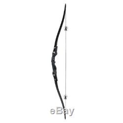 62 20-50lbs Archery Longbow ILF Riser Maple Core Limbs Bow Hunting BOSEN