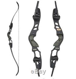 62 Archery Takedown Recurve Bow 3055lbs ILF Right Hand Hunting Shooting Target