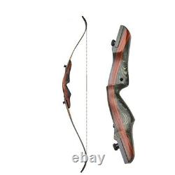 62' Premium Turkish Recurve Longbow Traditional Wooden Takedown Hunting Archery
