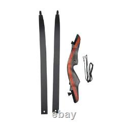 62 Takedown Recurve Bow 20-50lbs Archery Right Hand 17 Riser Wooden Hunting