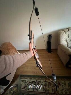 62 Takedown Recurve Bow 20-50lbs Hunting Bow&Arrow Set for Hunting Practice