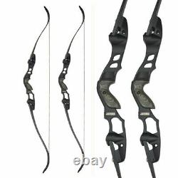 63 ILF Recurve Bow 30-60lbs Archery American Hunting Bow Longbow IBO 210FPS