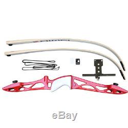 64 30LBS Takedown Recurve Bow and Arrows Archery Set Hunting Bow Kit Right Hand