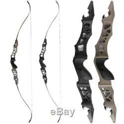 64 Archery Takedown Recurve Bow Aluminum Hunting Longbow Right Hand 35-60lbs