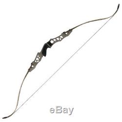 64 Archery Takedown Recurve Bow Aluminum Hunting Longbow Right Hand 35-60lbs